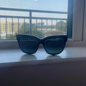 Blue two tone dior sunglasses
